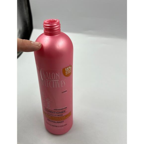 Vintage Salon Selectives Conditioner Volume Body Revitalisant Pink Bottle - Picture 2 of 10